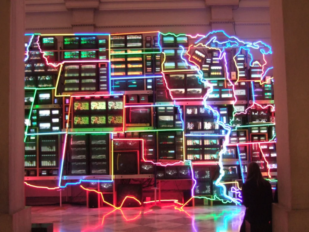 Video Art - Nam June Paik's Electronic Superhig Artabys.com