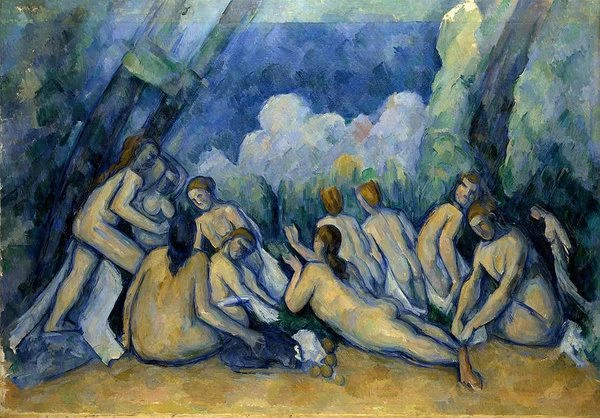 Large Bathers (1894-1905). By the artist Paul Cezanne