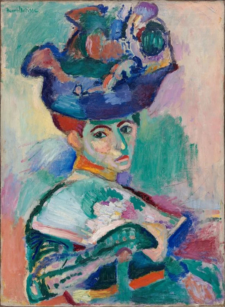 Fauvism - Henri Matisse - Woman with a Hat, 1905 - San Francisco Museum of Modern Art - Artabys.com