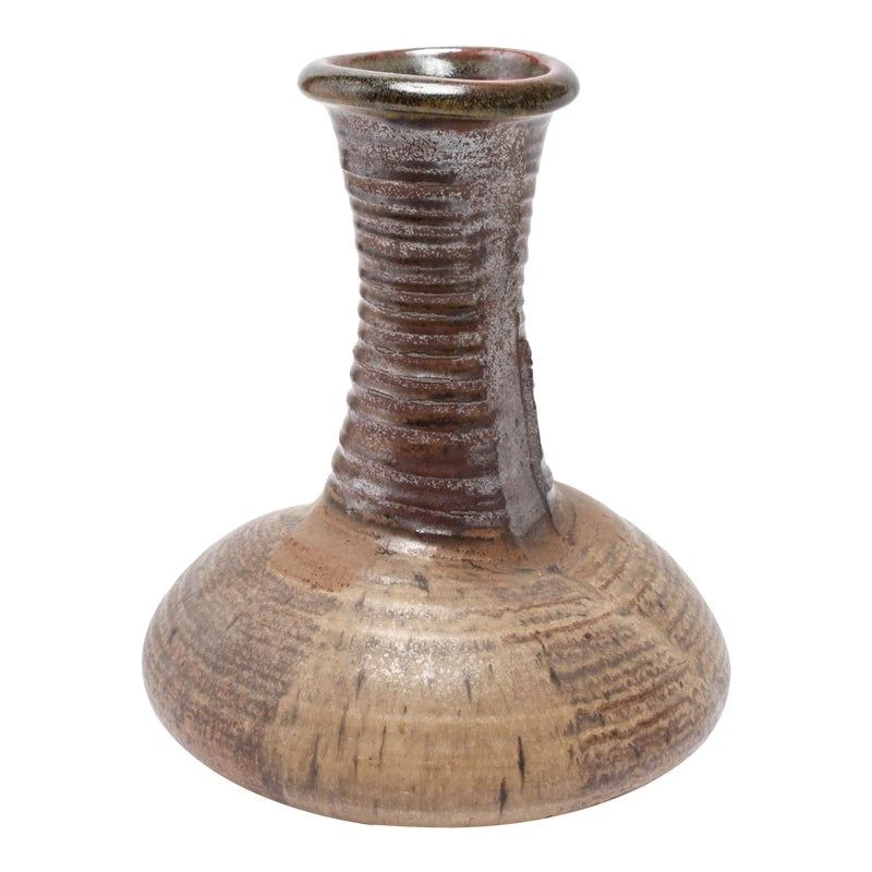 Karen Karnes Mid-Century Modern Stoneware Art Tall Pottery Vase Artabys