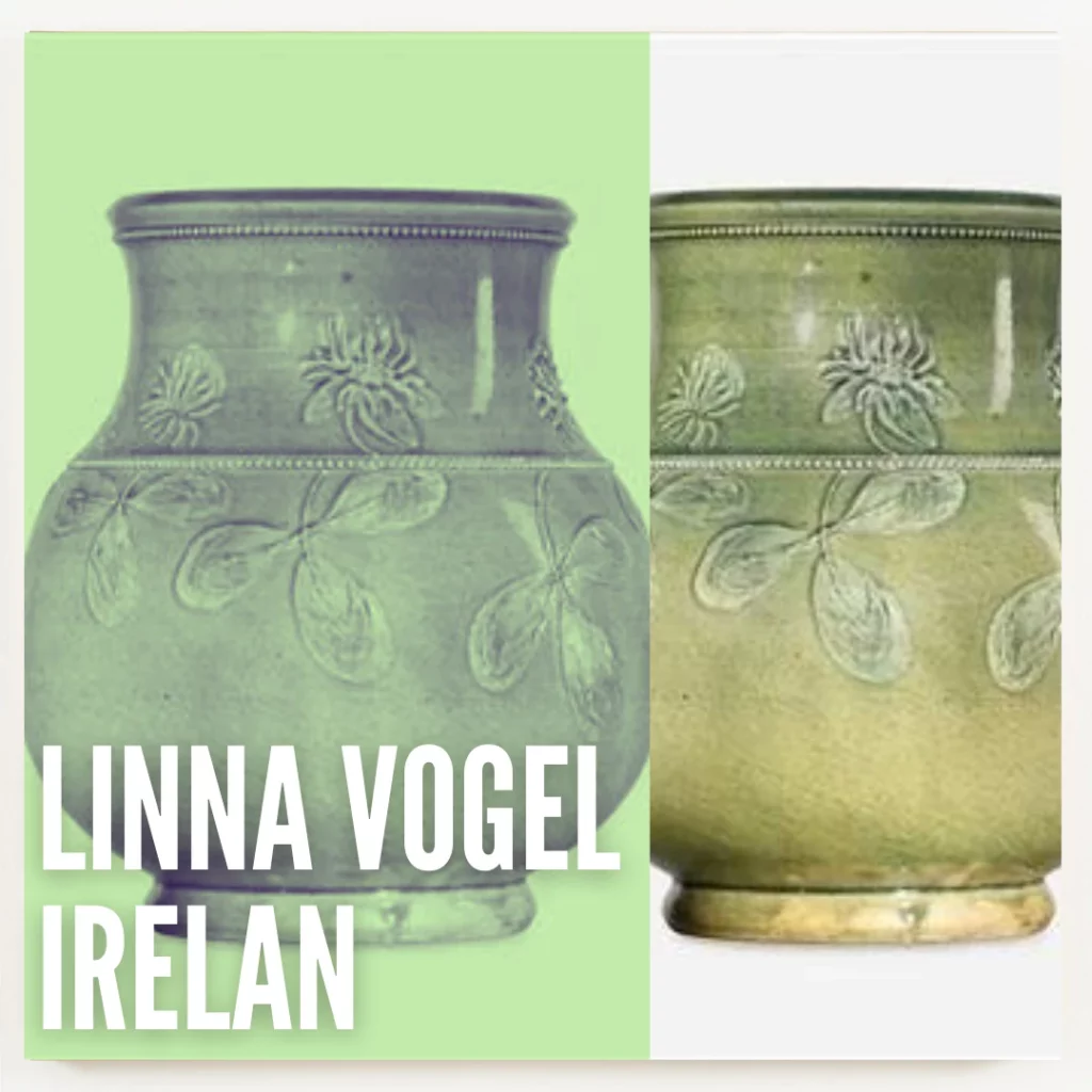 Linna Vogel von Fogelstein Irelan (1846 - 1914) was an American potter - Artabys