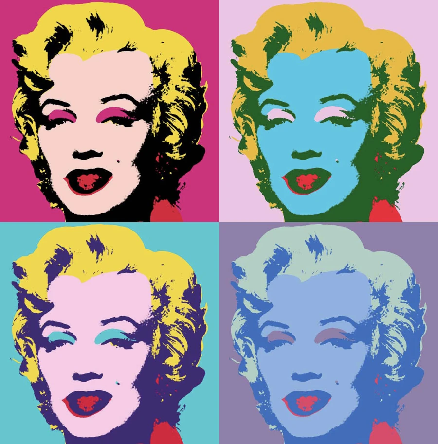 Postmodernism Art - Artabys.com The Marilyn Diptych is a silkscreen painting of Marilyn Monroe by American pop artist Andy Warhol. The colossal piece is one of the artist's most well-known works of the movie star. There are 50 pictures in all in the painting. Each portrait of the actress is based on a single publicity shot from the film Niagara.