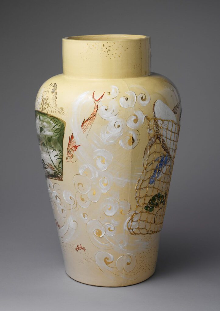 Earthenware Aladdin Vase 1880-1883 Artist Maria Longworth Nichols Storer-Artabys