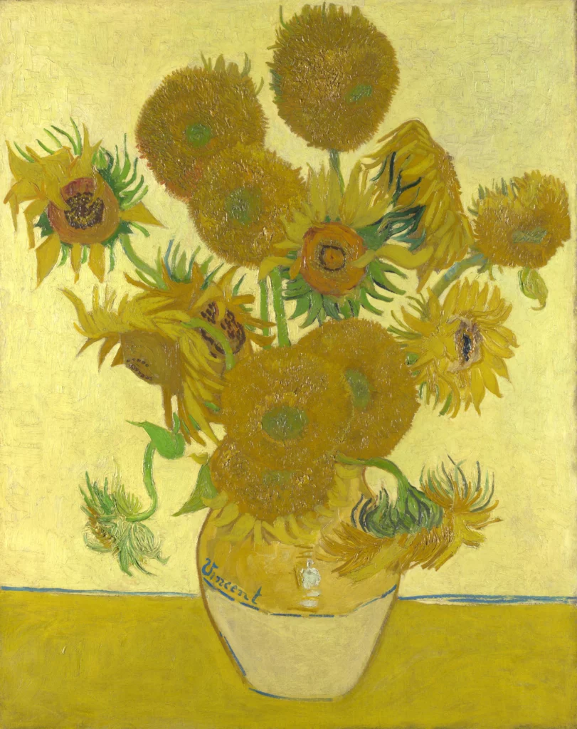 Vincent Willem van Gogh Sunflower Framed Poster
