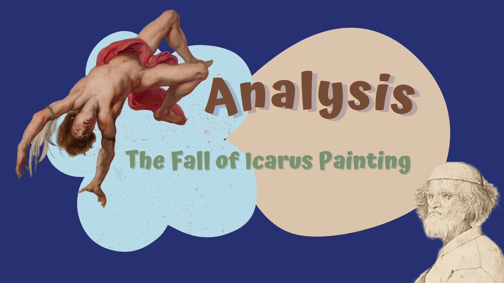 landscape with the fall of icarus painting analysis