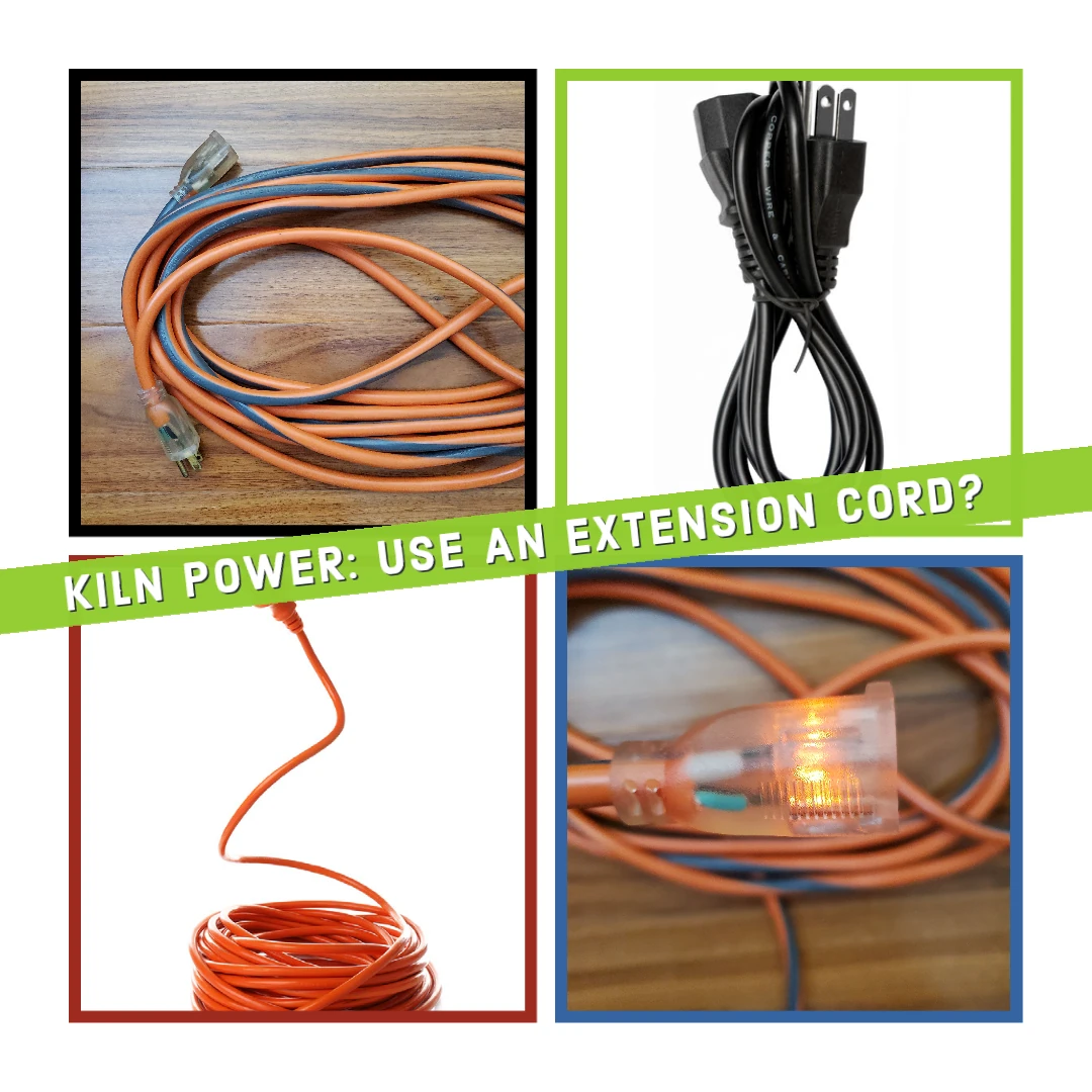 Can you use an extension cord with a kiln