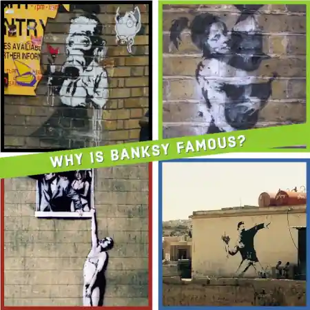 Photos of Banksy's street art