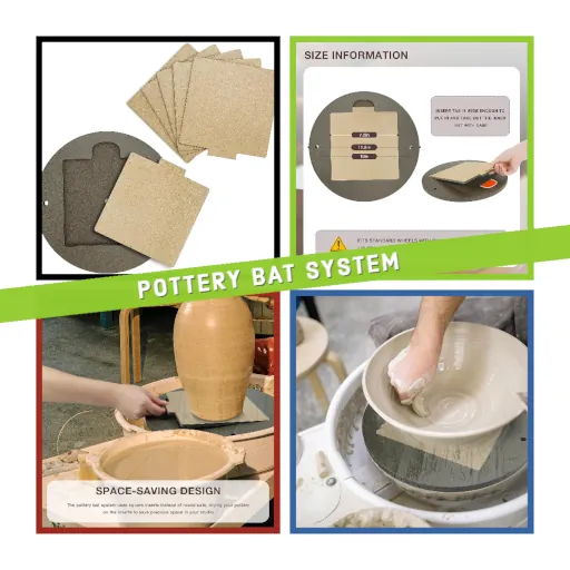Pottery Wheel Bat Drying Board Round Wood Base Plate Pottery Kit Pottery  Bats 