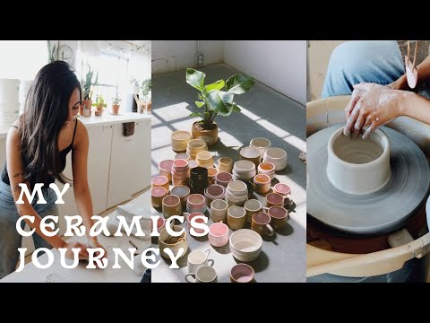 my ceramics journey ~ how I got into pottery, glaze & small business chats, q+a