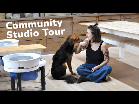 Pottery Studio Tour // How I set up my Community Ceramics Studio