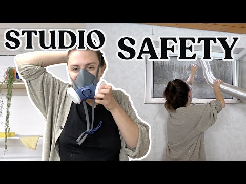 6 Steps to a Safe Pottery Studio // Pottery Studio Safety