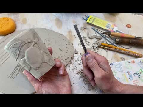 Carving in clay
