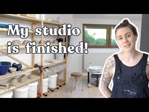 Pottery Studio Tour // My pottery studio AT HOME!