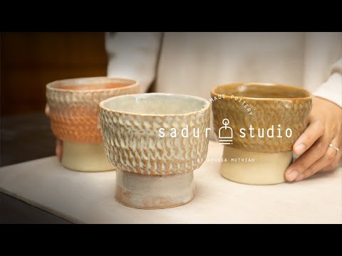 How to Make a Pottery Cup: Pinching, Slabbing, and Coiling Technique — Relaxing ASMR Ceramic Process
