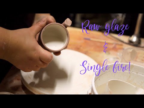 How to: Raw Glaze & Single Fire!