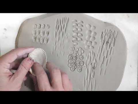 Demonstration on How to Create Texture on Ceramic Project