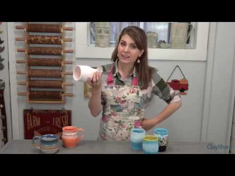 Glazing a Cup: with Dip and Pour Glazes