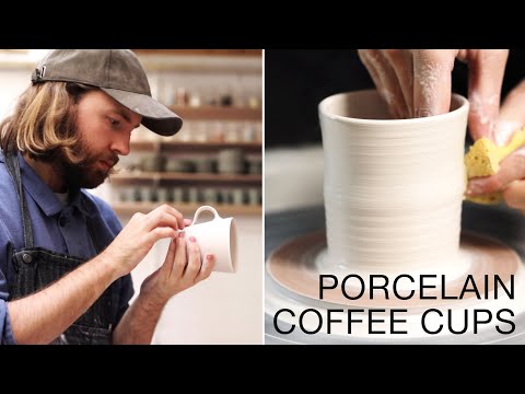 How to Throw, Trim and Handle a Porcelain Coffee Cup