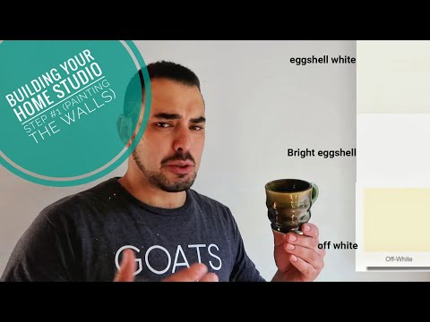 How to build your ceramic studio part #1 (Painting the walls)