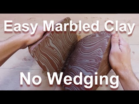 How to Make Marbled Clay