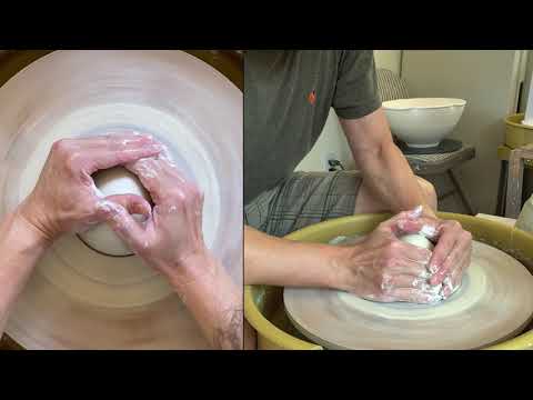 505. Mastering Centering Technique using 2/5/10 Lb of Clay with Hsin-Chuen Lin 林新春 2/5/10磅粘土定中心示範