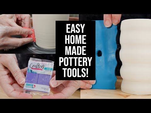 EASY Homemade Pottery Tools - CHEAP and EASY!