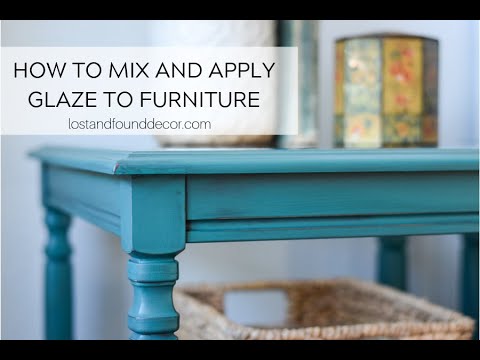 How to Apply Glaze to Painted Furniture