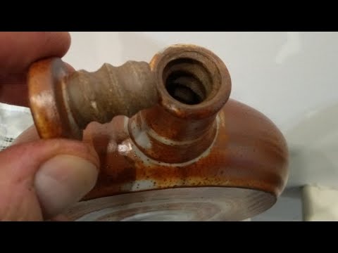 How to make a ceramic screw thread