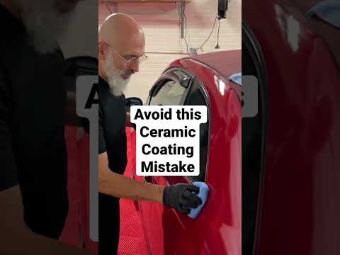 Don’t do this when applying a ceramic coating