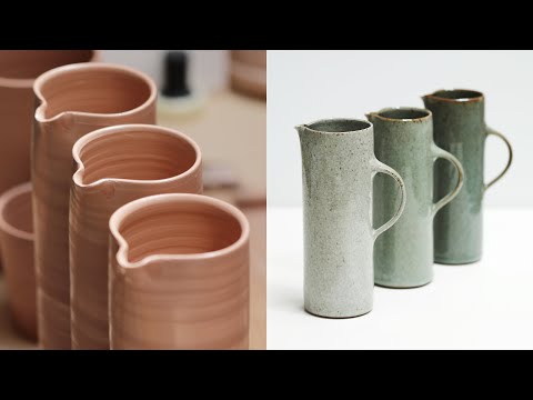 How to Throw, Spout, Trim and Handle a Tall Stoneware Jug.