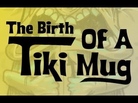 The birth of a Tiki Mug - DIY Slip casting & molding