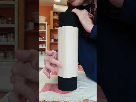 How I hand build clay cylinders. Part 1 Pottery ceramics techniques