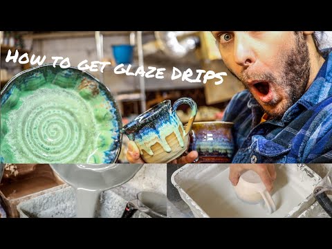 Pottery Glazing Techniques!  Drips, Pouring, and More!