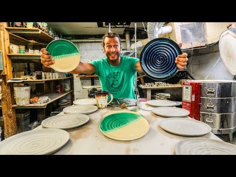 How to throw PLATES out of clay!