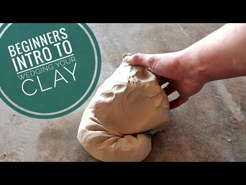 Beginners Intro to Wedging your Clay.