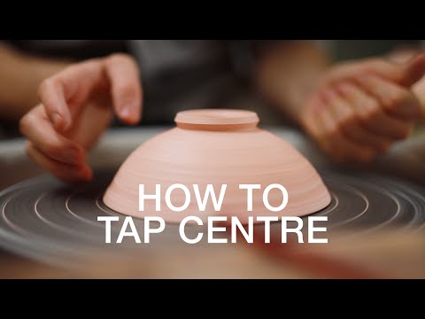 How to Tap Center Pots on the Wheel