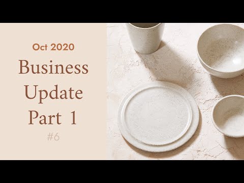 HOW MUCH $ DID I MAKE SELLING POTTERY // Business Update #6 Part 1 // October 2020