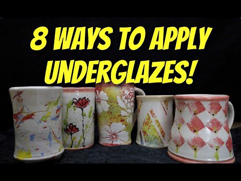 8 Ways to Apply Underglazes - Don't OVERlook UNDERglaze!