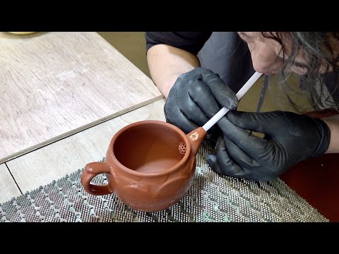 Luxury Teapot Making Process. Korean Pottery Master Craftsman