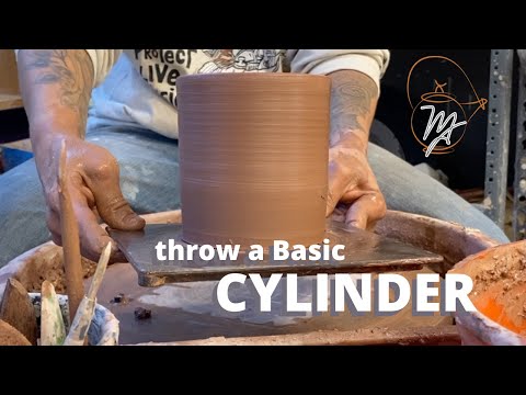 Throw a Basic Cylinder on a Potter's Wheel