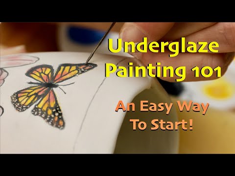 Underglaze Painting 101 - Painting Pottery!