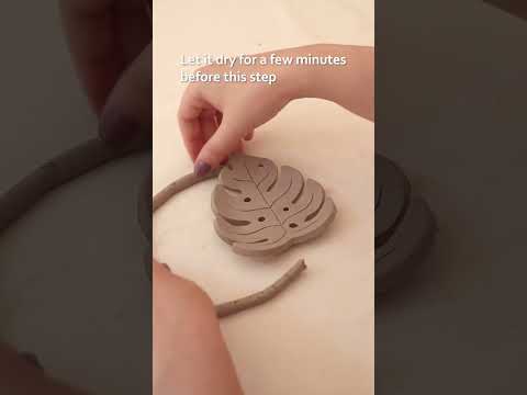 Ceramic leaf dish - Quick ideas for beginners