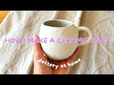 How I make a ceramic mug with the pinch 
technique - Wie du zuhause eine Keramiktasse töpfern kannst