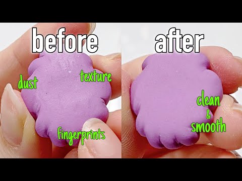 How I Deal with Dust and Fingerprints on Polymer Clay