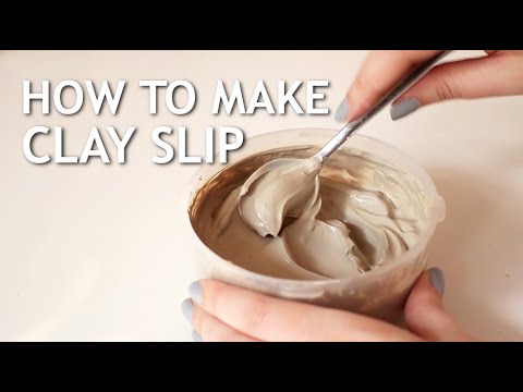 CERAMICS AT HOME l How to make clay SLIP