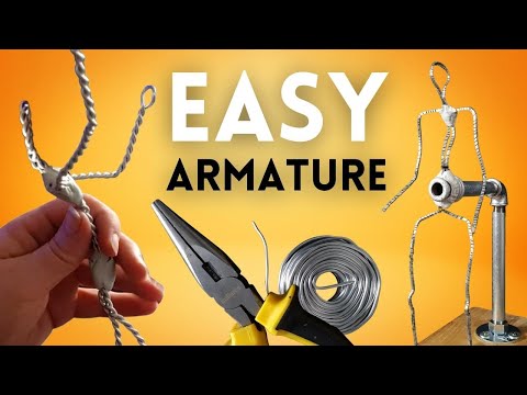 How To Build a Wire Armature for Sculpting