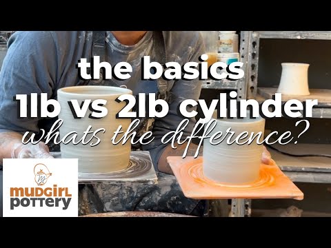 Basics of Throwing a Cylinder 1lb vs 2lb