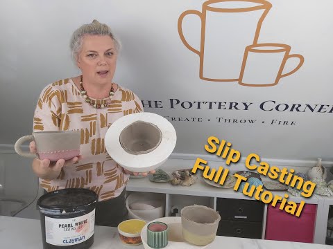 Pottery Top Tip:  Slip Casting Functional Forms Using Plaster Moulds/Molds (Full Tutorial)