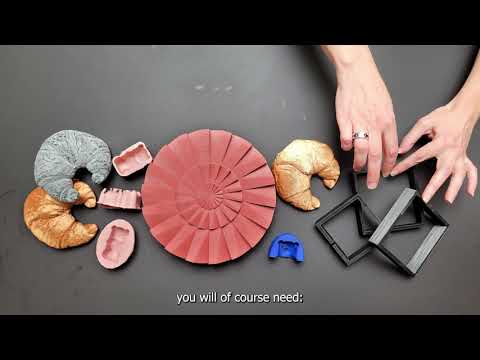 3D printed pastry courses to make your own mould !