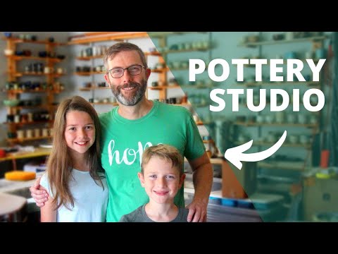 Outpost Pottery Studio Tour - Check out my home pottery studio!